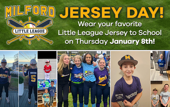 Milford Little League Jersey Day